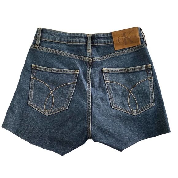 Calvin Klein Cutoff Jean Shorts, Size 27 - Picture 3 of 5
